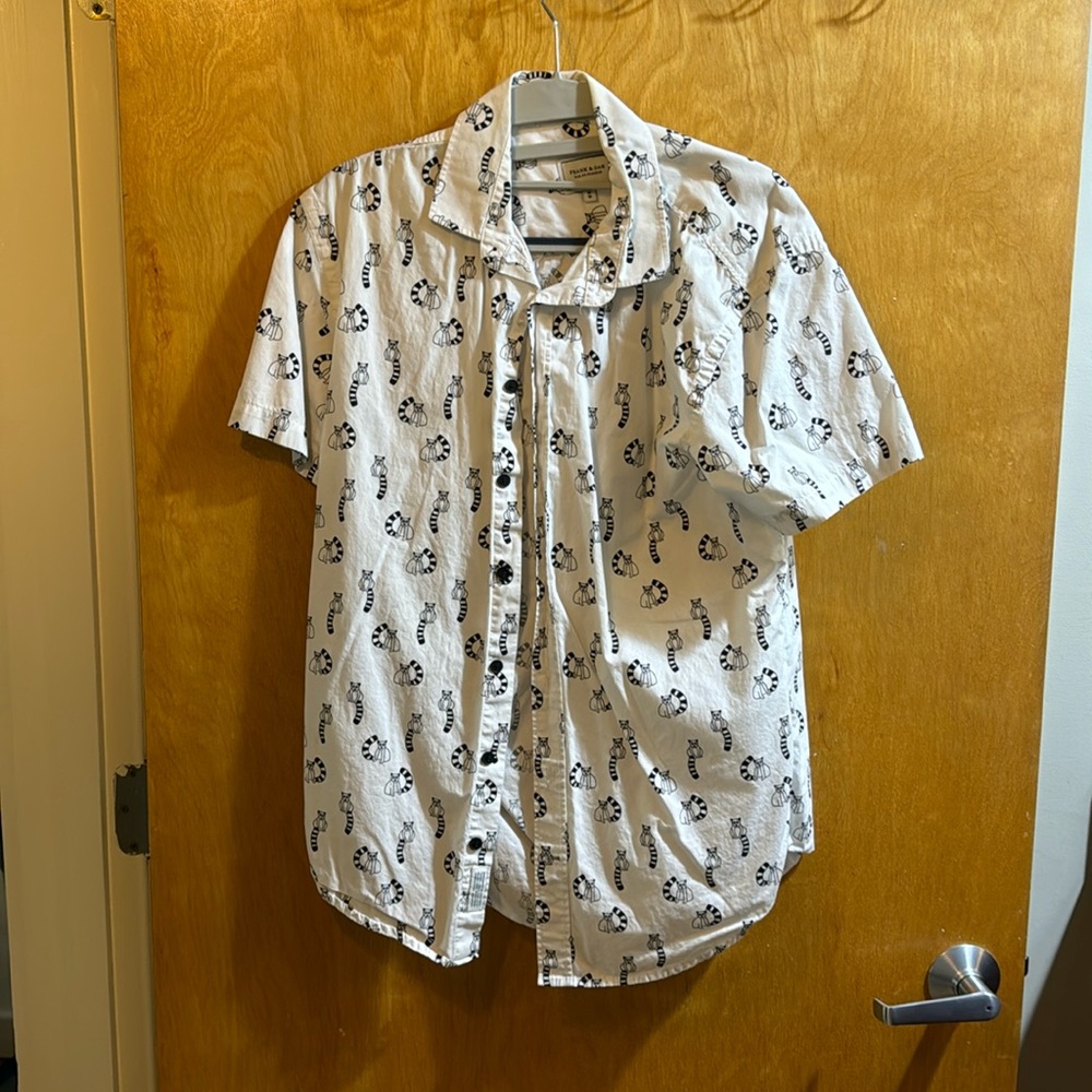 Frank & Oak Men’s Shirt Lemur Print